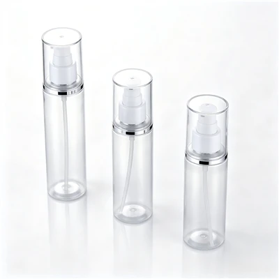 100ml 120ml 150ml Tómar gagnsæir spreyflöskur úr plasti